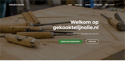 Desktop Screenshot of gekooktelijnolie.nl