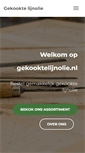 Mobile Screenshot of gekooktelijnolie.nl
